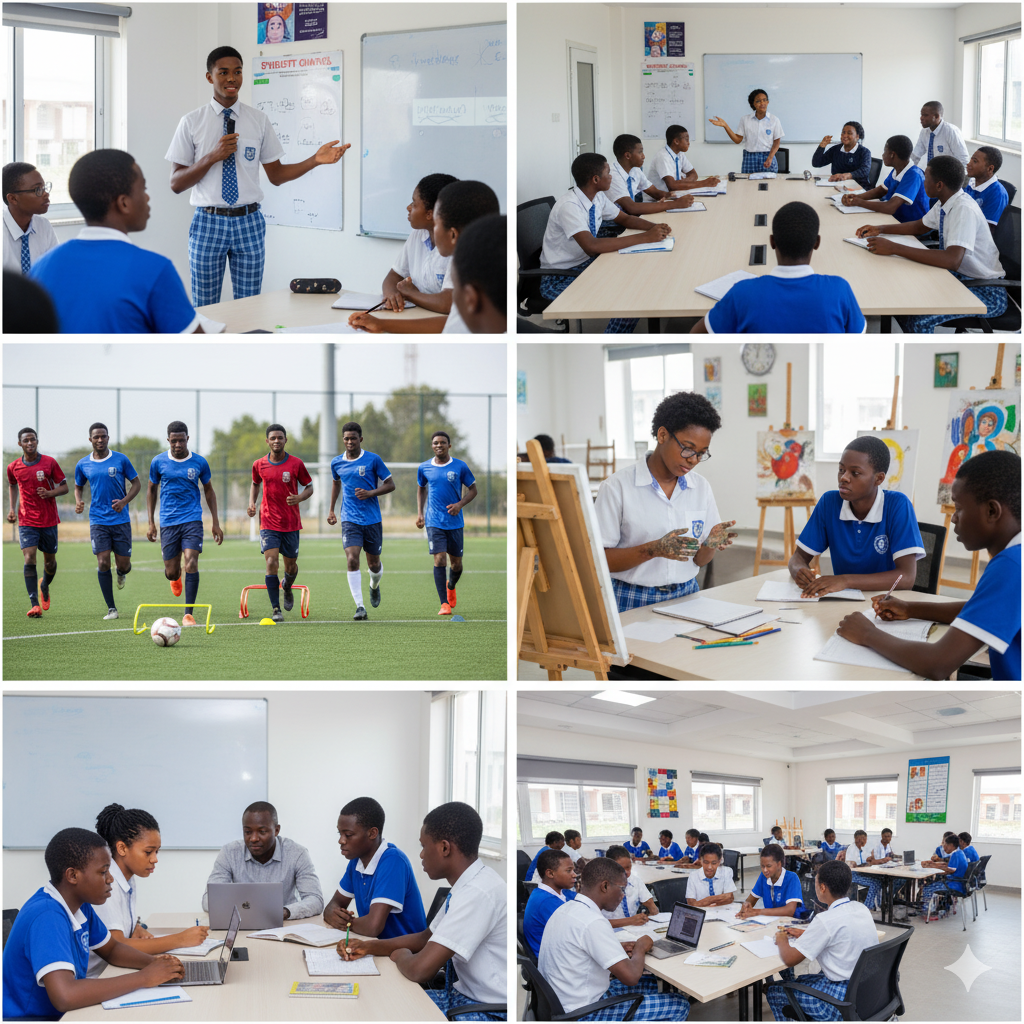 Students of Verbum Dei International College excelling in academics, leadership, co-curricular activities, and personal growth.