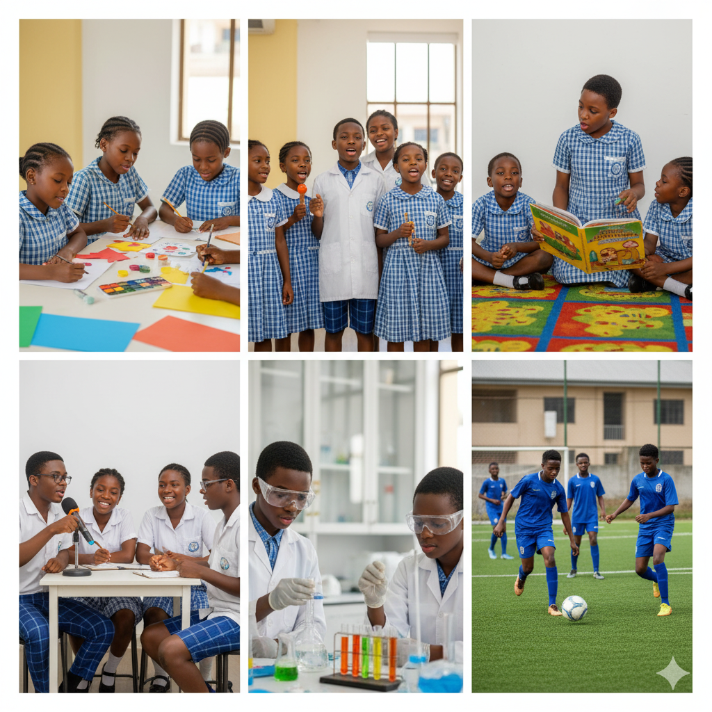 Students at Verbum Dei Academy and Verbum Dei International College participating in clubs and societies, building leadership, teamwork, and creativity.