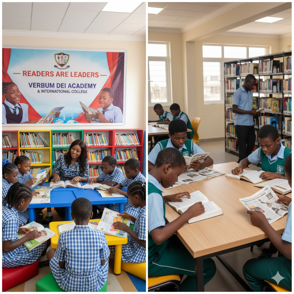 joyful reading activities at Verbum Dei Academy and International College